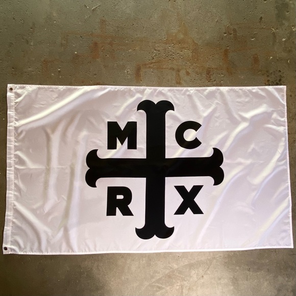 Rare MCRX my chemical romance MCR 10th anniversary flag - Picture 2 of 2